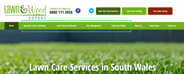 Lawn And Weed Expert Content Silos